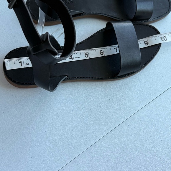Madewell Leather Flat Sandals Ankle Strap The Boardwalk Casual Boho Size 8.5 - Picture 11 of 11